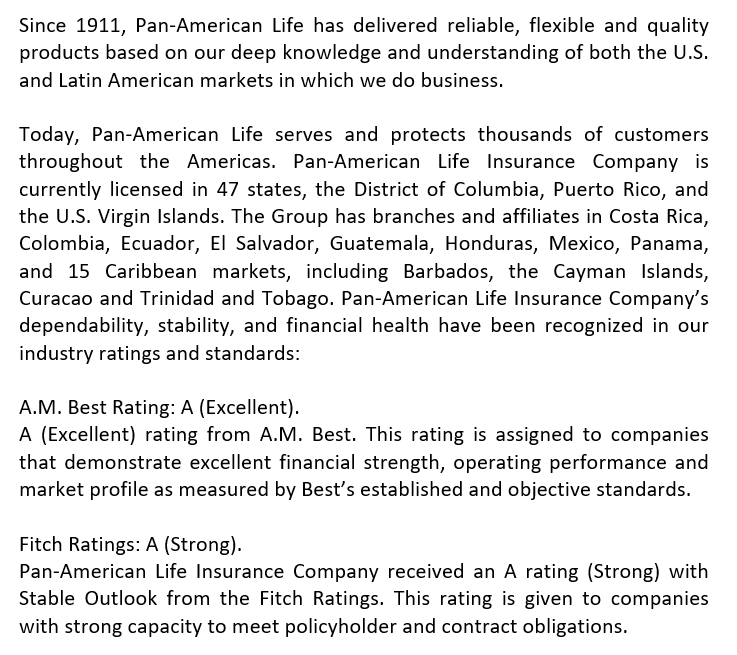 About Pan-American Life Insurance Company Medicare Supplement